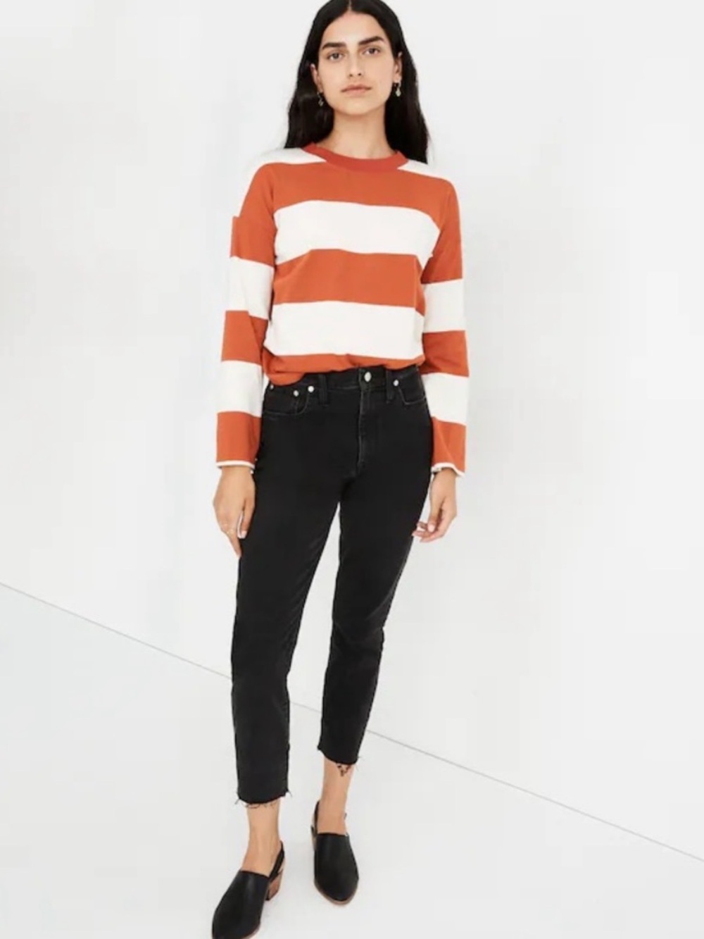Madewell The High-Rise Slim Boyjean in Lunar Wash